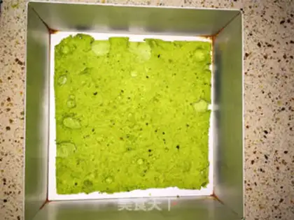Make Tea mousse cake step 12