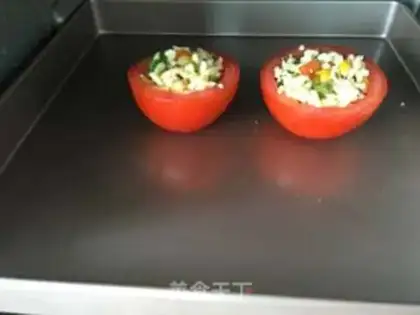 Make Oilless vegetable tomato step 8