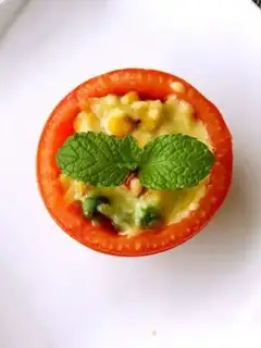 Make Oilless vegetable tomato step 9