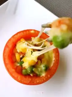 Make Oilless vegetable tomato step 12