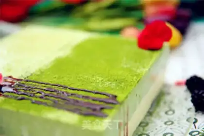 Make Tea mousse cake step 27