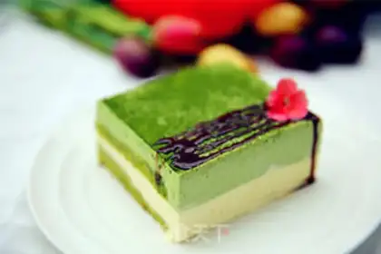 Make Tea mousse cake step 28