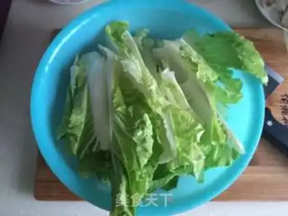 Make Clear the cabbage step 1
