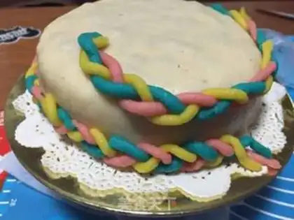Make Rolling sugar cake step 13