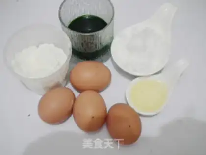 Make A spinach cake roll step 2