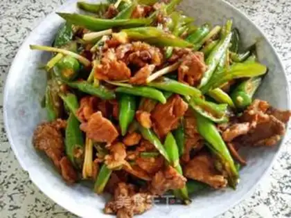 Make Chili fried meat step 7