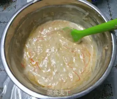 Make Carrot cheese walnut cake step 7