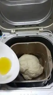 Make Milk sesame toast step 1