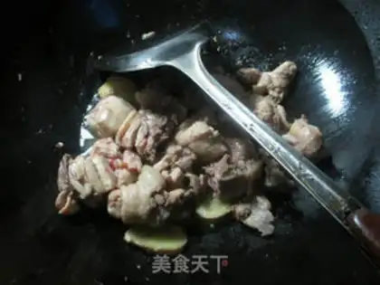 Make Plum beans for chicken step 2