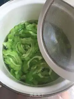 Make A cold, bitter melon step 2