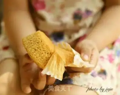 Make Cake with no red sugar step 8