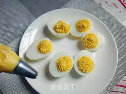 Make Cherry salad eggs step 5