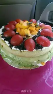 Make Naked cake step 6