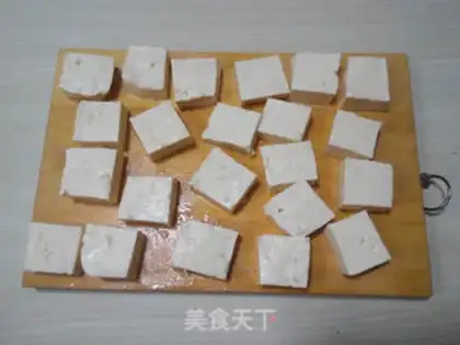 Make Korean chili tofu step 2