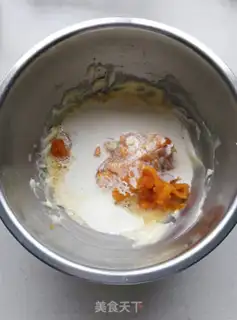 Make The lemon pumpkin cheese tower step 6