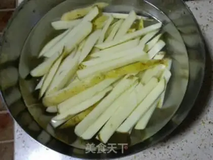 Make The oven fries step 3