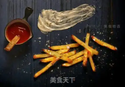 Make The oven fries step 7