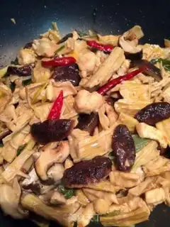 Make Pumpkin mushrooms for chicken step 6