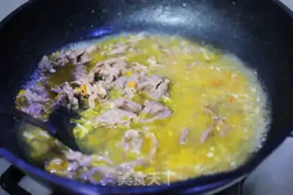 Make Gold-cracker soup, fat cow step 5