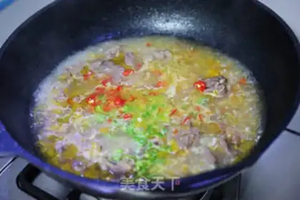 Make Gold-cracker soup, fat cow step 6
