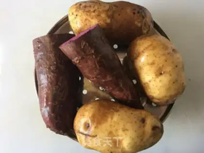 Make Potato salad cake step 9