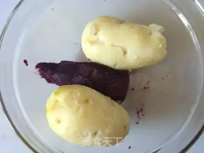 Make Potato salad cake step 10