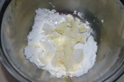 Make Double almond cookies step 1