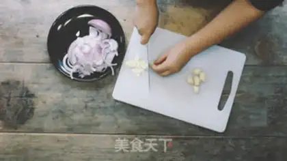 Make Curry fan crabs step 1