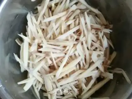 Make The scallops are fried step 0