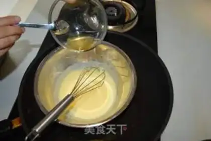 Make Orange-fresh cake step 3