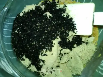 Make Black and white sesame step 5