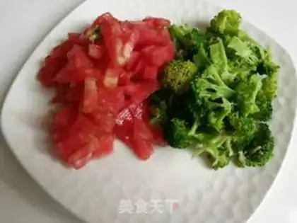 Make Ketchup noodles step 1