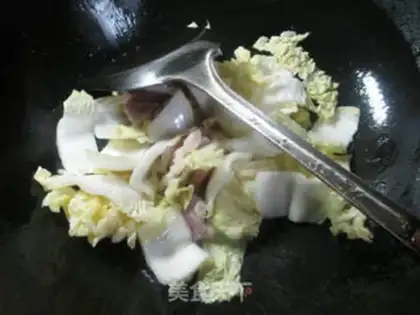 Make Porky chicken and cabbage step 4