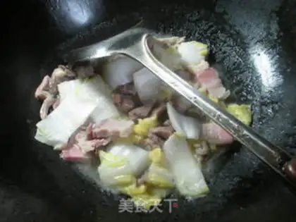 Make Porky chicken and cabbage step 6