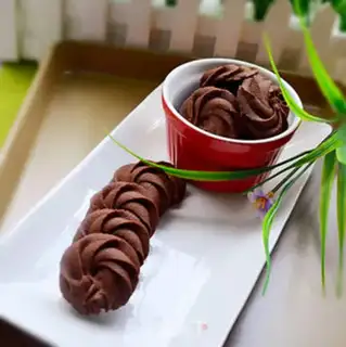 Make Butter cocoa cookies step 11