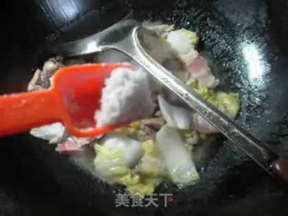 Make Porky chicken and cabbage step 7