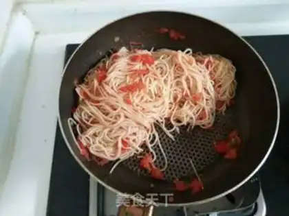 Make Ketchup noodles step 5