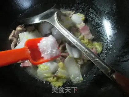 Make Porky chicken and cabbage step 8