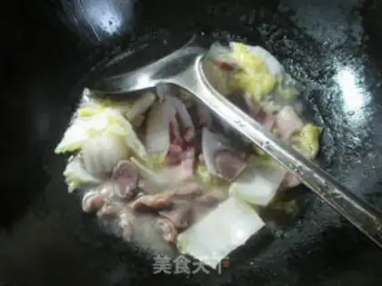 Make Porky chicken and cabbage step 9