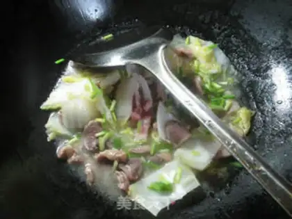 Make Porky chicken and cabbage step 10