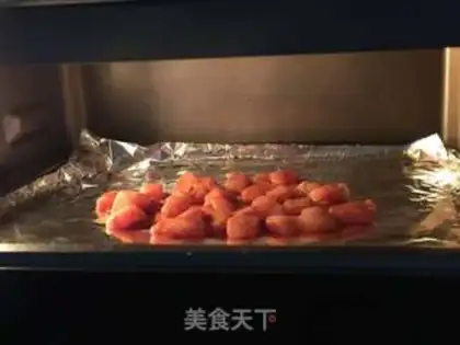 Make The chicken pizza on the bottom of the shrimp step 6