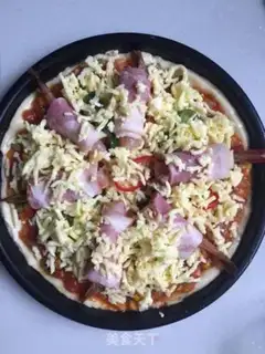 Make Bacon shrimp pizza step 17