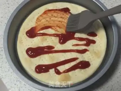 Make The chicken pizza on the bottom of the shrimp step 13