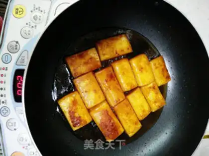 Make Fried butter cake step 7