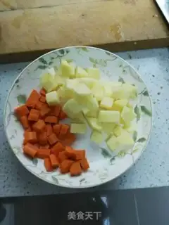Make Dry potato chicken step 2