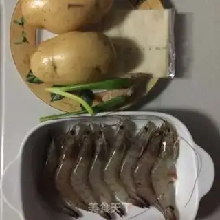 Make Cheese and shrimp step 0