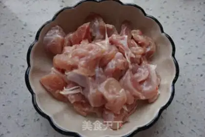 Make Berry-dry three-coloured chicken step 1