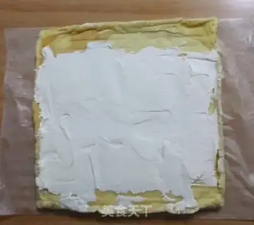 Make Four cream cake rolls step 14