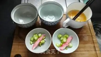 Make Crab claws steam eggs step 0