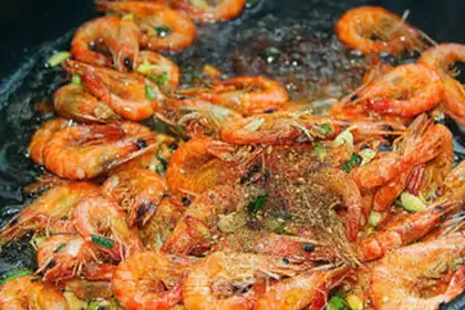 Make Pretzels, prawns step 8